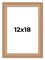 12x18 Weathered Picture Frame with UV-Resistant Acrylic & Acid Free Backing, Available in 5 Finishes - Black, Gold, Red, White, Natural